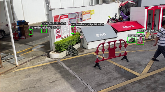 卸油作业安全设施识别